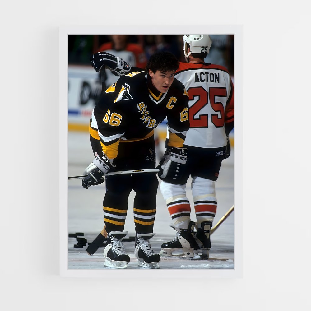 Poster Mario lemieux – affiche Hockey sur glace (vue 3)